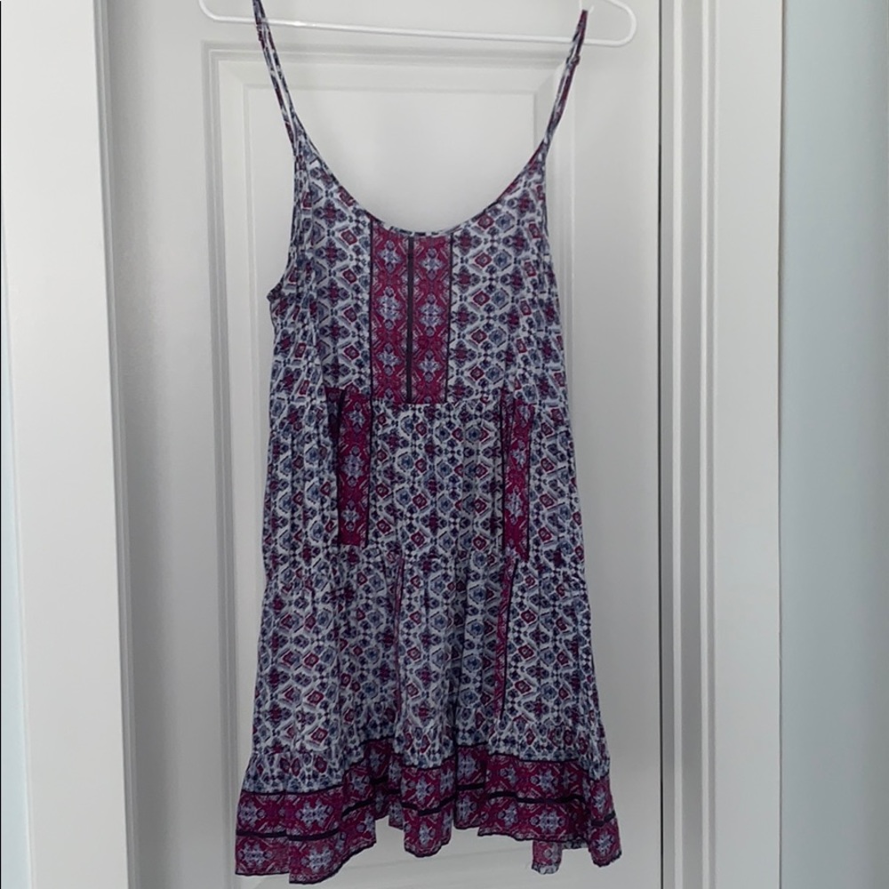 Pink and Purple Beachy Summer Dress